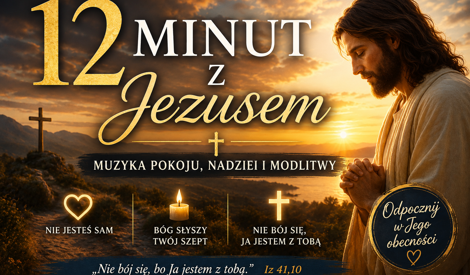 12 minut z Jezusem | Muzyka pokoju, nadziei i modlitwy
